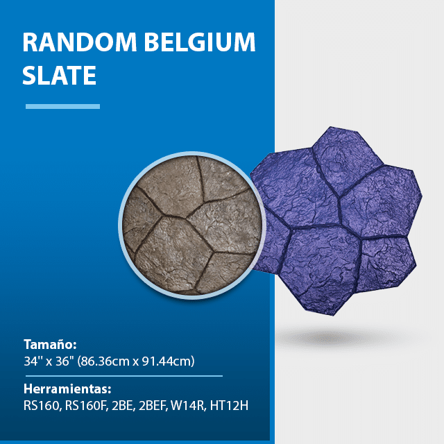MOLDE RANDOM BELGIUM SLATE