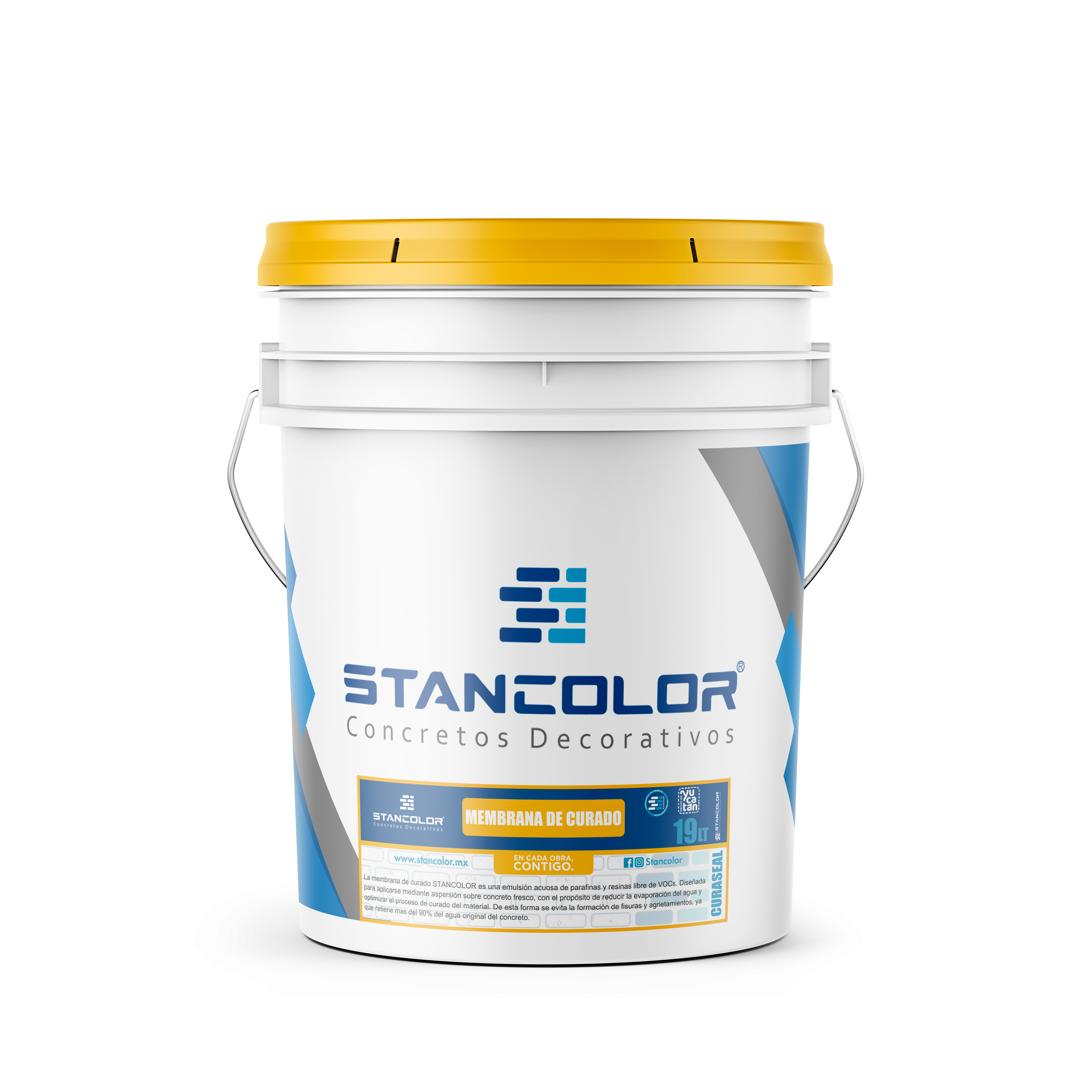 Membrana de curado para concreto Stancolor Curaseal